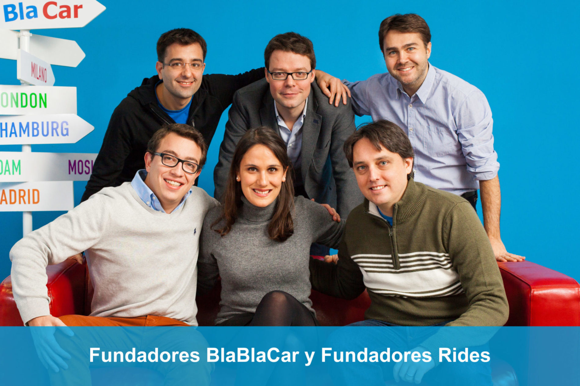 Fundadores BlaBlaCar y Rides